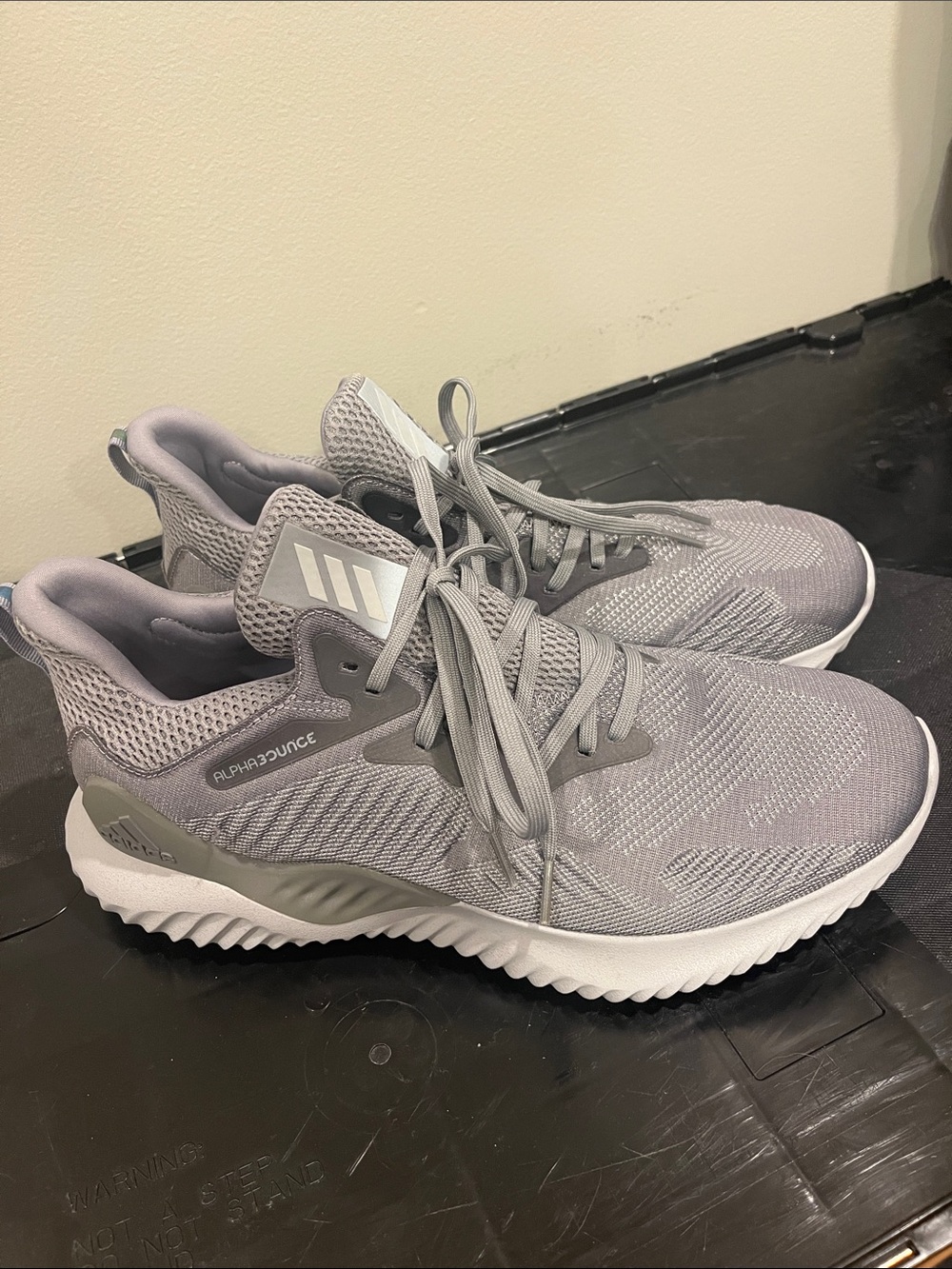 Adidas Alphabounce Grey Men’s Sneakers - Picture 2 of 11